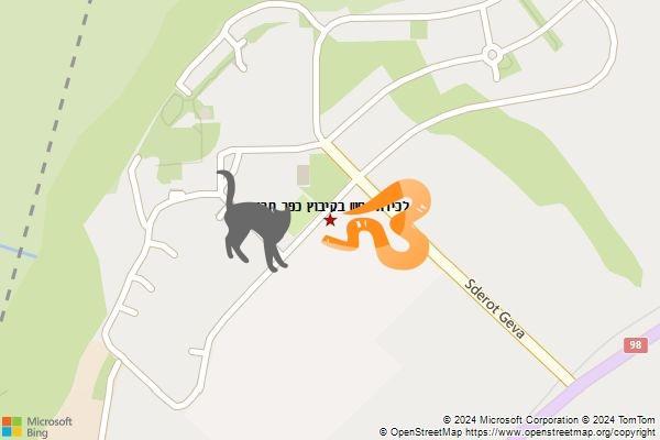 לכידת נחש בקיבוץ כפר חרוב